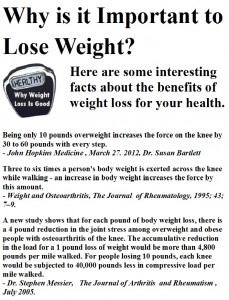 why is it important to lose weight