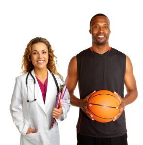 team physician for professional athletes
