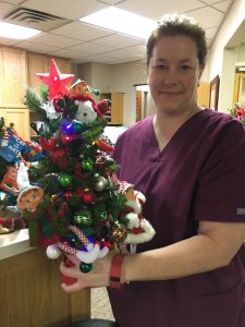 Elf Christmas tree for Orthopaedic Specialists