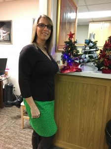 Orthopaedic Specialists Office Manager Tisha Robison Decorates Her tree with favorite ornaments.