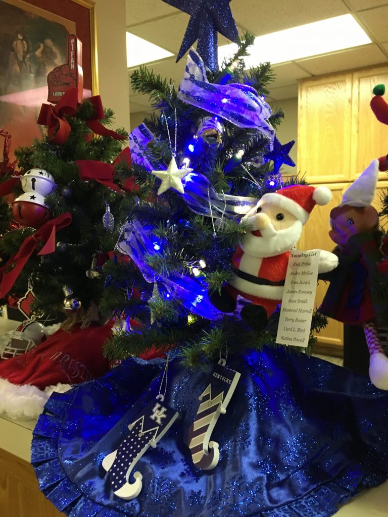 Christmas Tree Decorating at Orthopaedic Specialists in Louisville KY