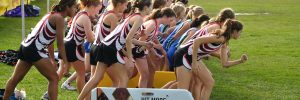 Student athletes running in a race are commonly injured