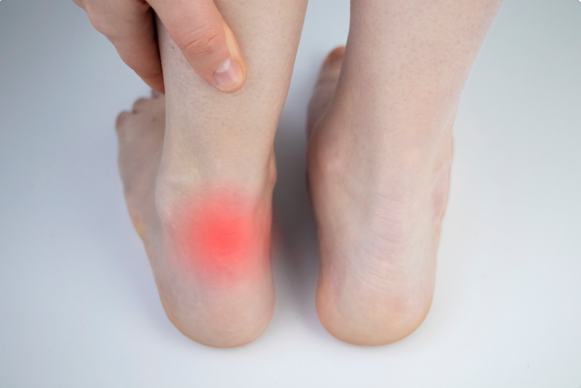Achilles tendon injuries can be either acute Achilles Rupture or Achilles Tendinitis