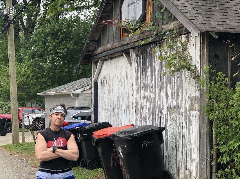 Michelle Durham as a Yard Worker for Jack Harlow's family